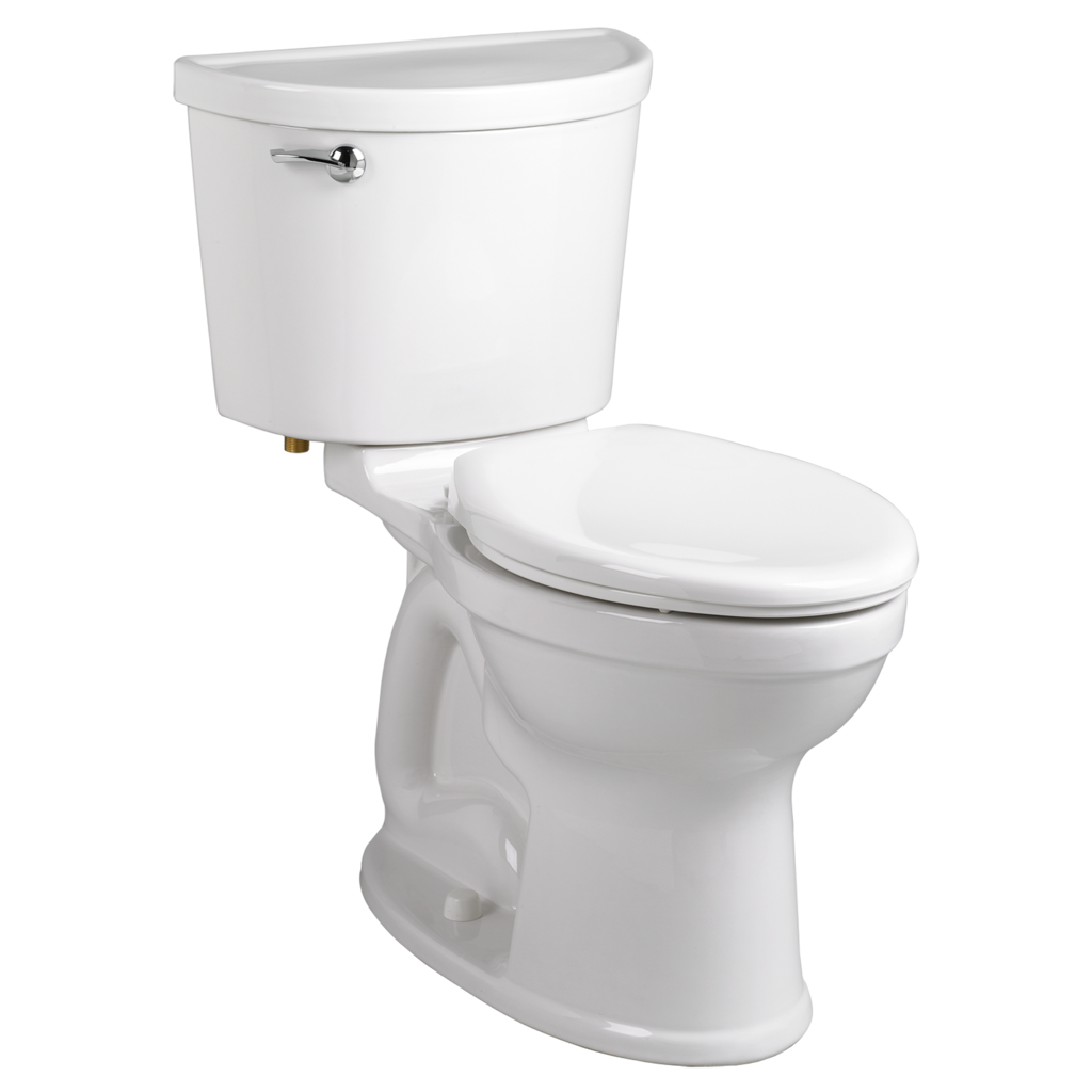 Champion Pro Two-Piece 1.28 gpf/4.8 Lpf Chair Height Elongated Toilet Less Seat with Lined Tank